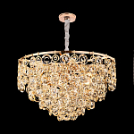 Люстра каскадная с подвесками в форме колец Galaxy of Light варинант исполнения - 6 | Loft Concept в Тюмени