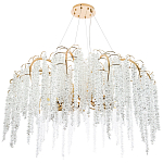 Люстра с хрустальными подвесками Bunch of Crystal Berries Gold Chandelier 12 варинант исполнения - 1 | Loft Concept в Тюмени