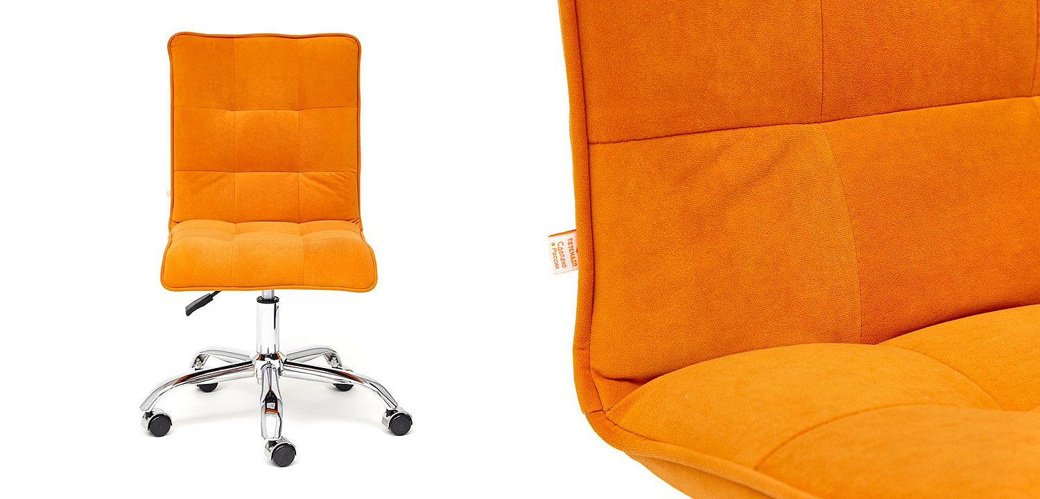 Кресло Deborah flock orange Кресло Deborah flock orange - Loft-Concept в Тюмени