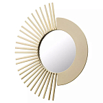 Зеркало-солнце круглое с золотистыми лучами SunMoon  варинант исполнения - 1 | Loft Concept в Тюмени