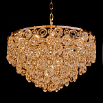 Люстра каскадная с подвесками в форме колец Galaxy of Light варинант исполнения - 1 | Loft Concept в Тюмени