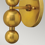 Бра с белым матовым стеклянным плафоном и тремя декоративными шарами Hinkley варинант исполнения - 8 | Loft Concept в Тюмени