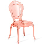 Прозрачный стул розовый LOUIS GHOST CHAIR Pink варинант исполнения - 1 | Loft Concept в Тюмени