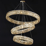 Хрустальная Люстра Элизабет из трех колец Золото  варинант исполнения - 1 | Loft Concept в Тюмени