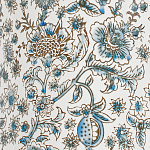 Настольная лампа цилиндрическая с цветочной росписью Lamp Flower Painting варинант исполнения - 1 | Loft Concept в Тюмени