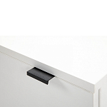 Тумба прикроватная белая с ящиками Strict Lines варинант исполнения - 4 | Loft Concept в Тюмени