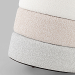 Пуф Three Colors в ткани букле из трех цветов  варинант исполнения - 5 | Loft Concept в Тюмени