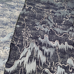 Мебельная ткань Вышивка серый цвет 130 см T2-39 варинант исполнения - 1 | Loft Concept в Тюмени