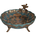 Блюдо фарфоровое Птица на ветке Flora варинант исполнения - 2 | Loft Concept в Тюмени