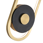 Бра с овальной рамой цвета латунь Midnight Orbit варинант исполнения - 2 | Loft Concept в Тюмени