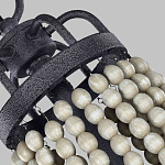 Люстра с 6-ю лампами и кремовыми деревянными бусинами Feiss варинант исполнения - 6 | Loft Concept в Тюмени