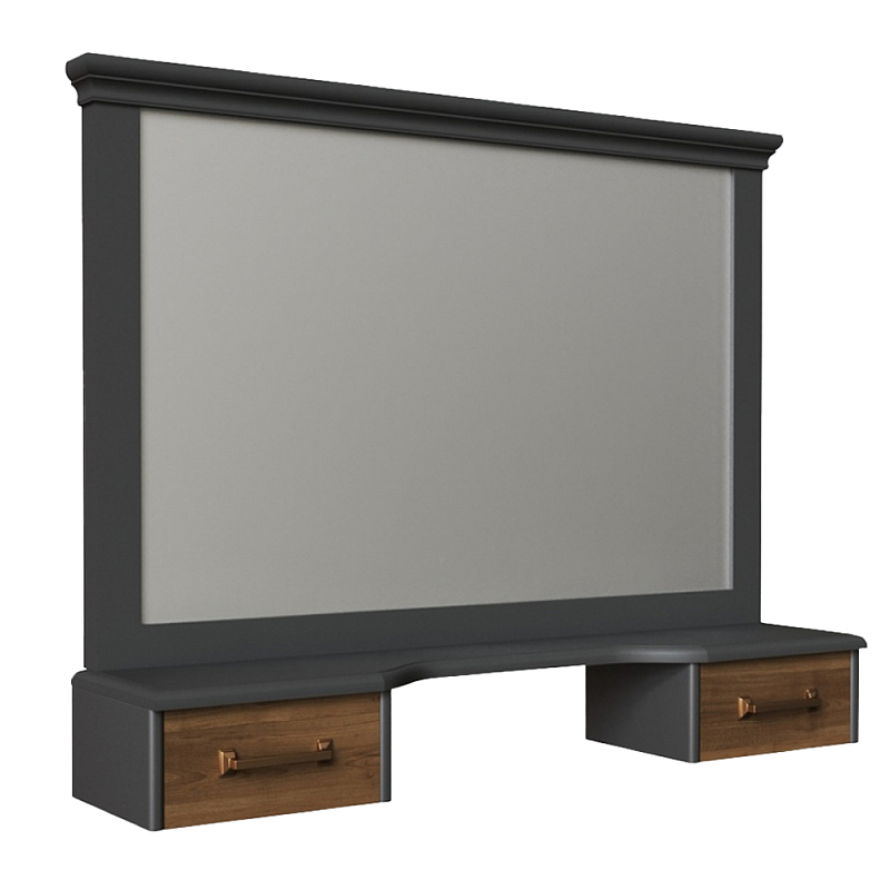 Зеркало для туалетного столика из массива бука Tasteful Furniture Зеркало Серый Коричневый Зеркало для туалетного столика из массива бука Tasteful Furniture Зеркало Серый Коричневый в Тюмени | Loft Concept
