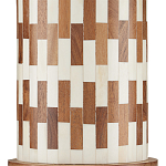 Настольная лампа с узором вдоль колоннообразного основания Brick Surface варинант исполнения - 1 | Loft Concept в Тюмени