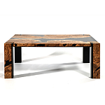 Кофейный Стол River in Autumn Elm Resin Coffee Table варинант исполнения - 3 | Loft Concept в Тюмени