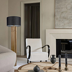 Настольная лампа с металлиеским черным трубчатым основанием Fulgurite варинант исполнения - 4 | Loft Concept в Тюмени