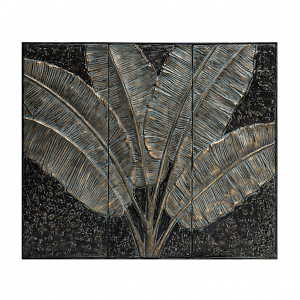 Панно настенное металлическое Banana