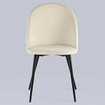 Мягкий стул в бежевом велюре Miruna Chair варинант исполнения - 3 | Loft Concept в Тюмени