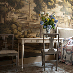 Обои ручная роспись Monuments of Paris Roberts on antique scenic Xuan paper варинант исполнения - 2 | Loft Concept в Тюмени