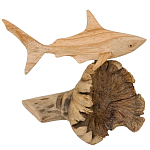 Статуэтка из дерева акула Animals of the World варинант исполнения - 2 | Loft Concept в Тюмени