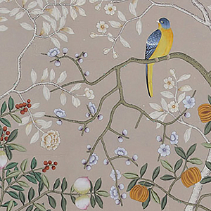 Обои ручная роспись Temple Newsam Almost Mauve