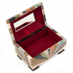 Шкатулка из натурального камня змеевик Stone Casket варинант исполнения - 3 | Loft Concept в Тюмени