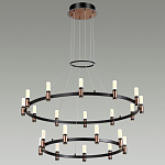 Люстра подвесная с двумя круглыми ярусами и цилиндрическими плафонами Arnaut Light варинант исполнения - 3 | Loft Concept в Тюмени