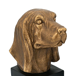 Держатель для книг с бронзовыми фигурками головы собаки Dog Elegance  варинант исполнения - 4 | Loft Concept в Тюмени