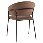 Стул в велюре коричневого цвета Horizon варинант исполнения - 5 | Loft Concept в Тюмени