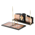 Настольный письменный набор из розового мрамора Marble Accessory варинант исполнения - 2 | Loft Concept в Тюмени