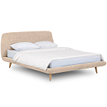 Кровать с мягким изголовьем Palmer Bed варинант исполнения - 7 | Loft Concept в Тюмени