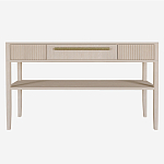 Дизайнерская Консоль с полкой и ящиком Primo Светлый дуб варинант исполнения - 7 | Loft Concept в Тюмени