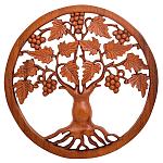 Панно из дерева Osier Panel With Trees варинант исполнения - 1 | Loft Concept в Тюмени