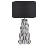 Настольная лампа с черно-белым узором Wavy Stripes варинант исполнения - 2 | Loft Concept в Тюмени