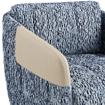 Дизайнерское Кресло William с кожаными подлокотниками  варинант исполнения - 3 | Loft Concept в Тюмени