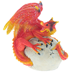 Декоративная статуэтка Дракон Red Yellow Dragon Statuette варинант исполнения - 1 | Loft Concept в Тюмени