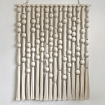 Панно на стену из хлопковых нитей White Morse Wall Hanging  варинант исполнения - 4 | Loft Concept в Тюмени