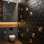 Гипсовая 3D панель с принтографией PM-41 варинант исполнения - 2 | Loft Concept в Тюмени