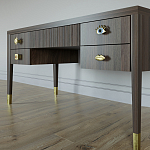 Письменный стол с 4-мя ящиками Elsa Dreams Walnut варинант исполнения - 4 | Loft Concept в Тюмени