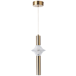 Подвесной светильник Toussaint Metal Tube Brass Hanging Lamp варинант исполнения - 2 | Loft Concept в Тюмени