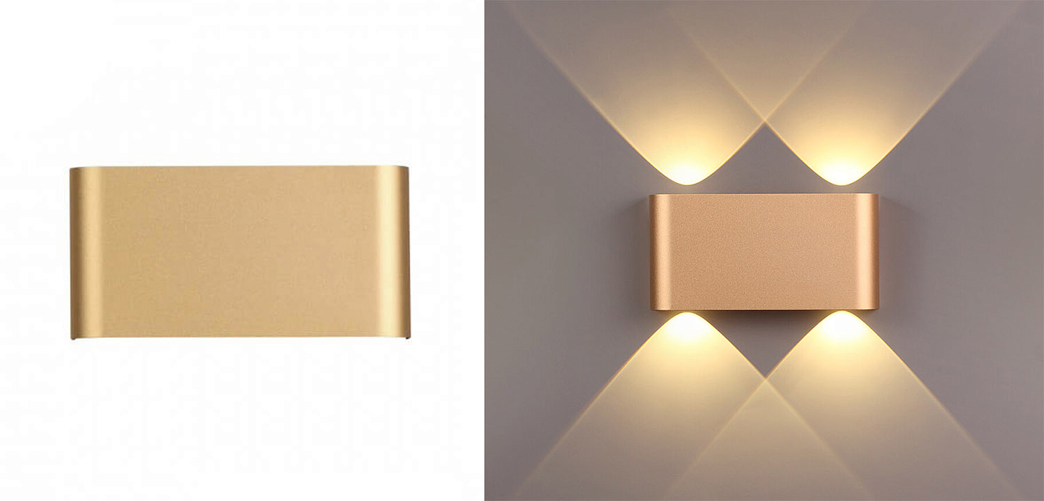 Бра Obverse Gold Rectangle A Wall lamp Бра Obverse Gold Rectangle A Wall lamp - Loft-Concept в Тюмени