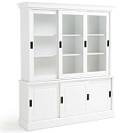 Витрина из массива сосны Cobbett White Wood Showcase варинант исполнения - 3 | Loft Concept в Тюмени