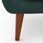 Двухместный диван с обивкой из велюра Belanger Sofa варинант исполнения - 5 | Loft Concept в Тюмени