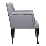 Кресло Addison Chic Armchair grey flax варинант исполнения - 2 | Loft Concept в Тюмени