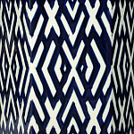 Ваза с крышкой и графическим узором в сине-белых цветах Blue & White Ornament  варинант исполнения - 3 | Loft Concept в Тюмени