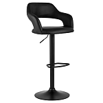 Барный стул черного цвета Strohach варинант исполнения - 1 | Loft Concept в Тюмени