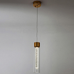 Подвесной светильник золото Sparkling Bubbles Tube Gold Hanging Lamp варинант исполнения - 3 | Loft Concept в Тюмени