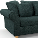 Мебельная ткань Шенилл темно-зеленый цвет 138 см T4-39 варинант исполнения - 5 | Loft Concept в Тюмени