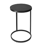 Кофейный столик круглый чёрный Compact Loft варинант исполнения - 2 | Loft Concept в Тюмени