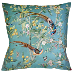 Подушка декоративная с изображением птиц в саду Chinoiserie Birds in a Tree Cushion варинант исполнения - 1 | Loft Concept в Тюмени