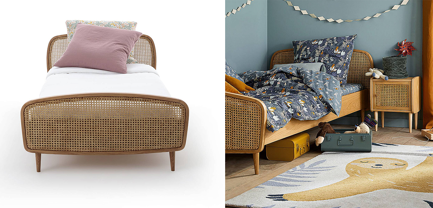 Кровать Morten Wicker Bed Кровать Morten Wicker Bed - Loft-Concept в Тюмени